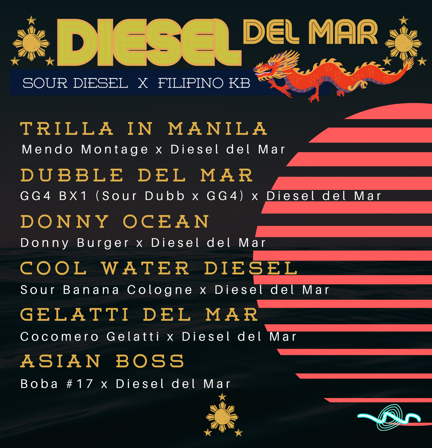 Diesel Del Mar BOGO